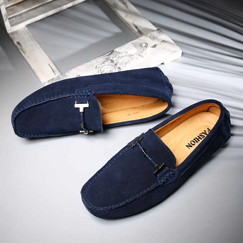 Mocassins homme à mors métallique