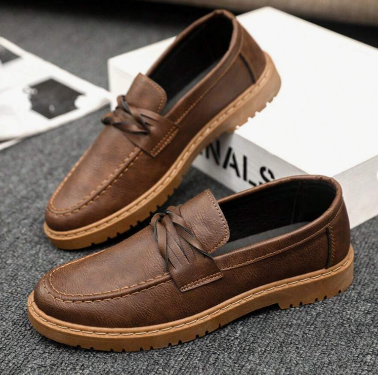 Mocassins homme à nœud