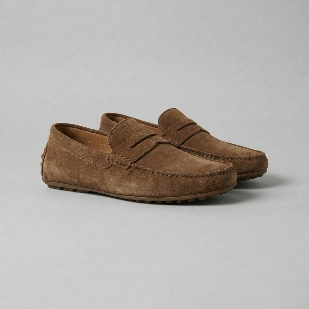 Mocassins homme à picots