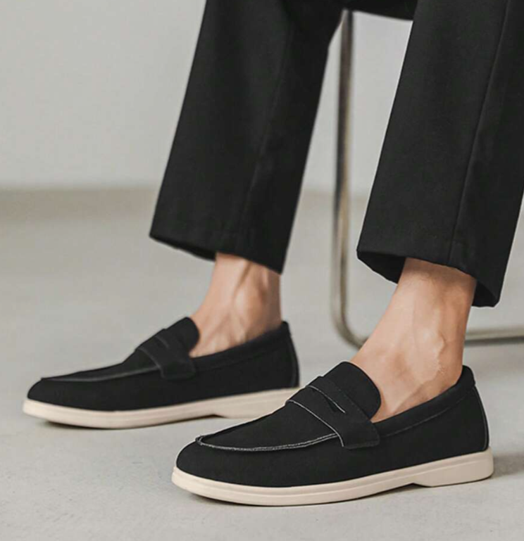Mocassins homme à plateau cousu