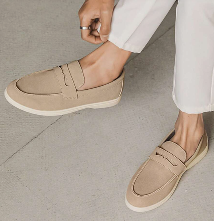 Mocassins homme à plateau cousu