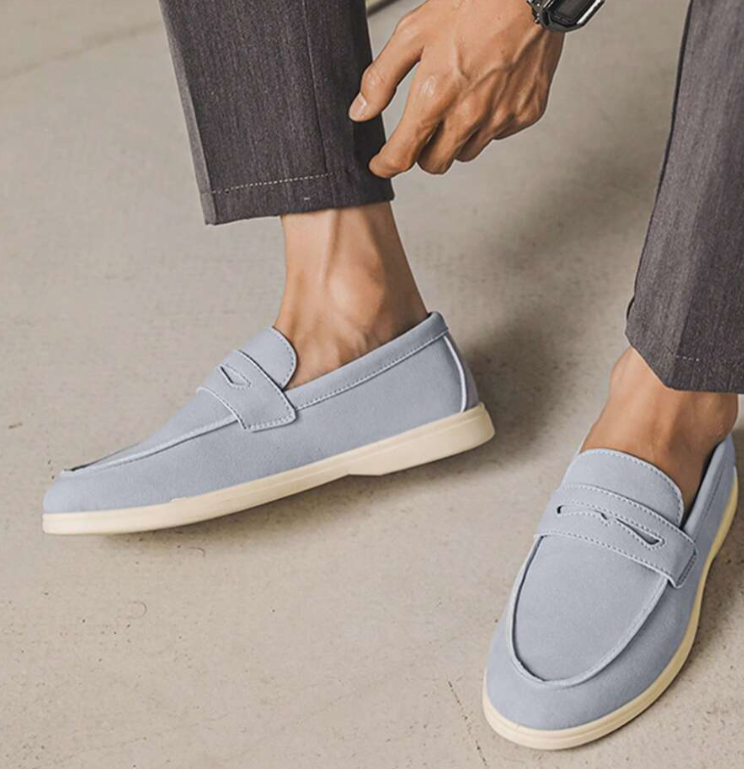 Mocassins homme à plateau cousu