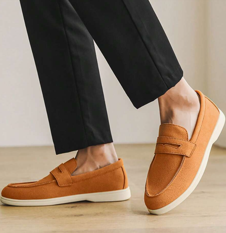 Mocassins homme à plateau cousu