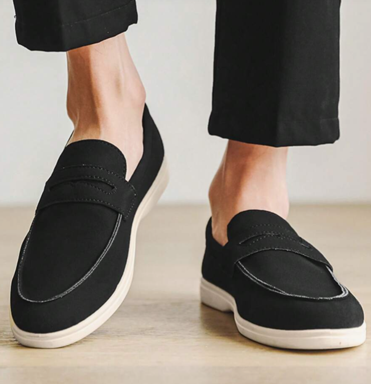 Mocassins homme à plateau cousu