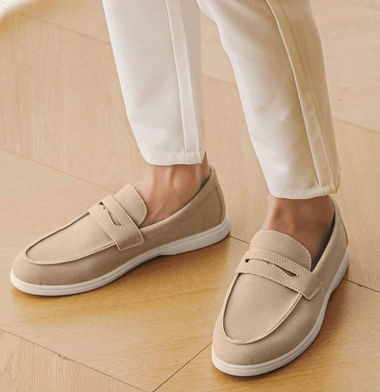 Mocassins homme à plateau cousu