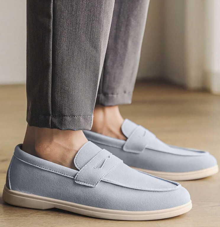 Mocassins homme à plateau cousu