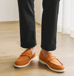 Mocassins homme à plateau cousu