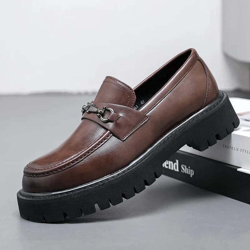 Mocassins homme à semelle crantée