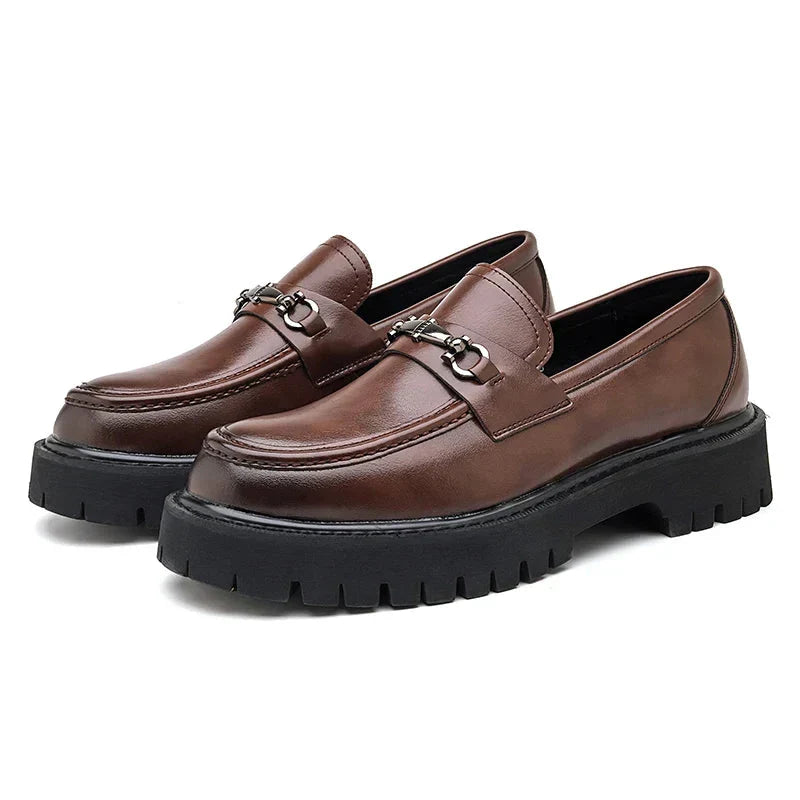 Mocassins homme à semelle crantée