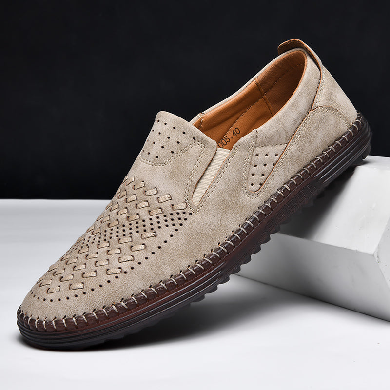 Mocassins homme ajourés