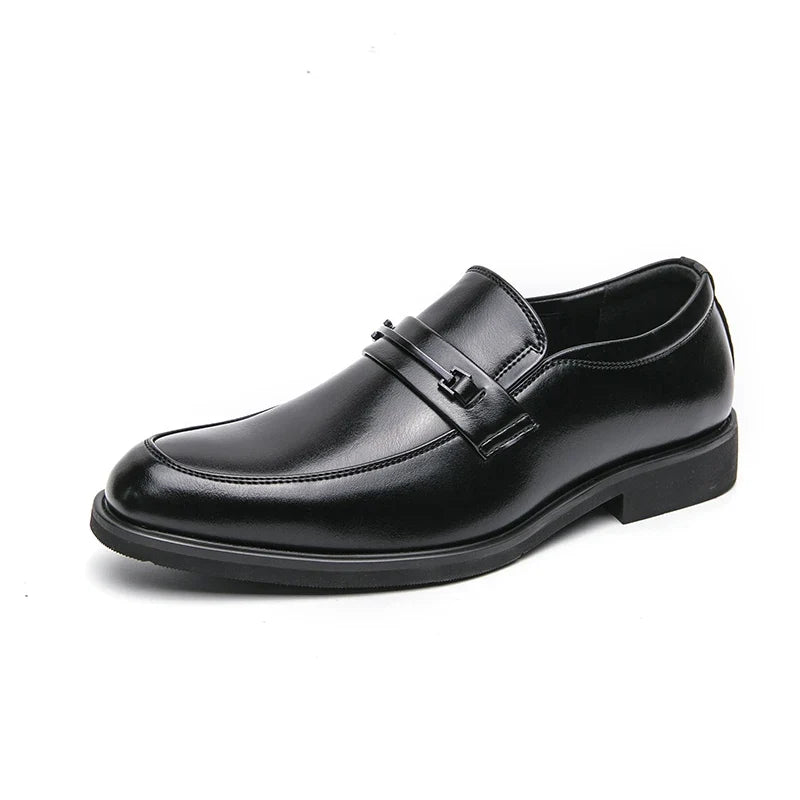 Mocassins homme barrette métallique