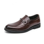 Mocassins homme barrette métallique