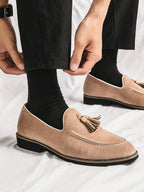 Mocassins homme bride dessus