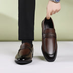 Mocassins homme classiques à bride