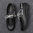 Mocassins homme coutures décoratives