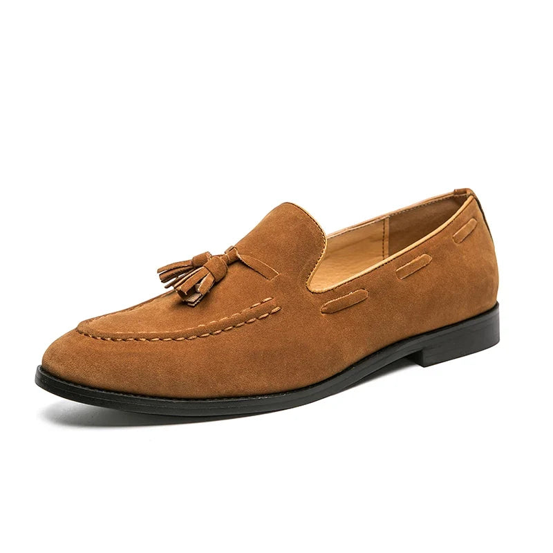 Mocassins homme dessus structuré