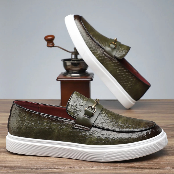 Mocassins homme détail mors