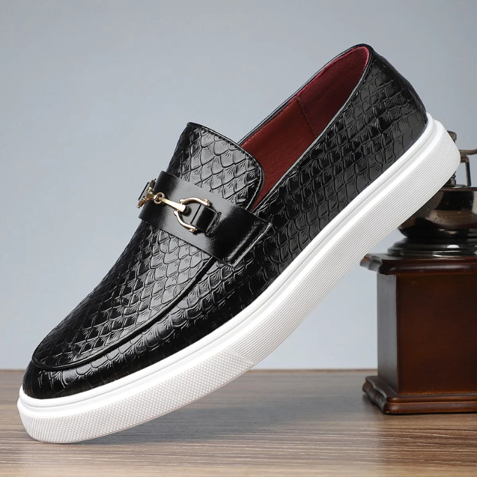 Mocassins homme détail mors