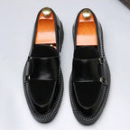 Mocassins homme à double boucle