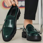Mocassins homme à double boucle