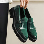 Mocassins homme à double boucle