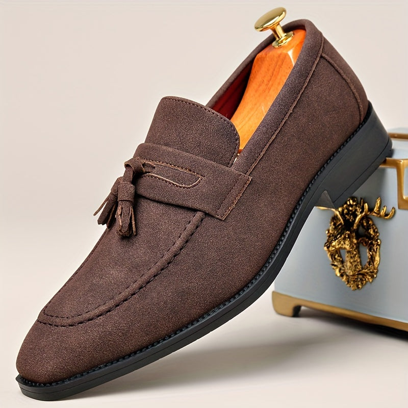 Mocassins homme à double pampille