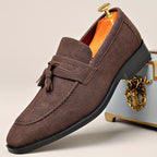 Mocassins homme à double pampille