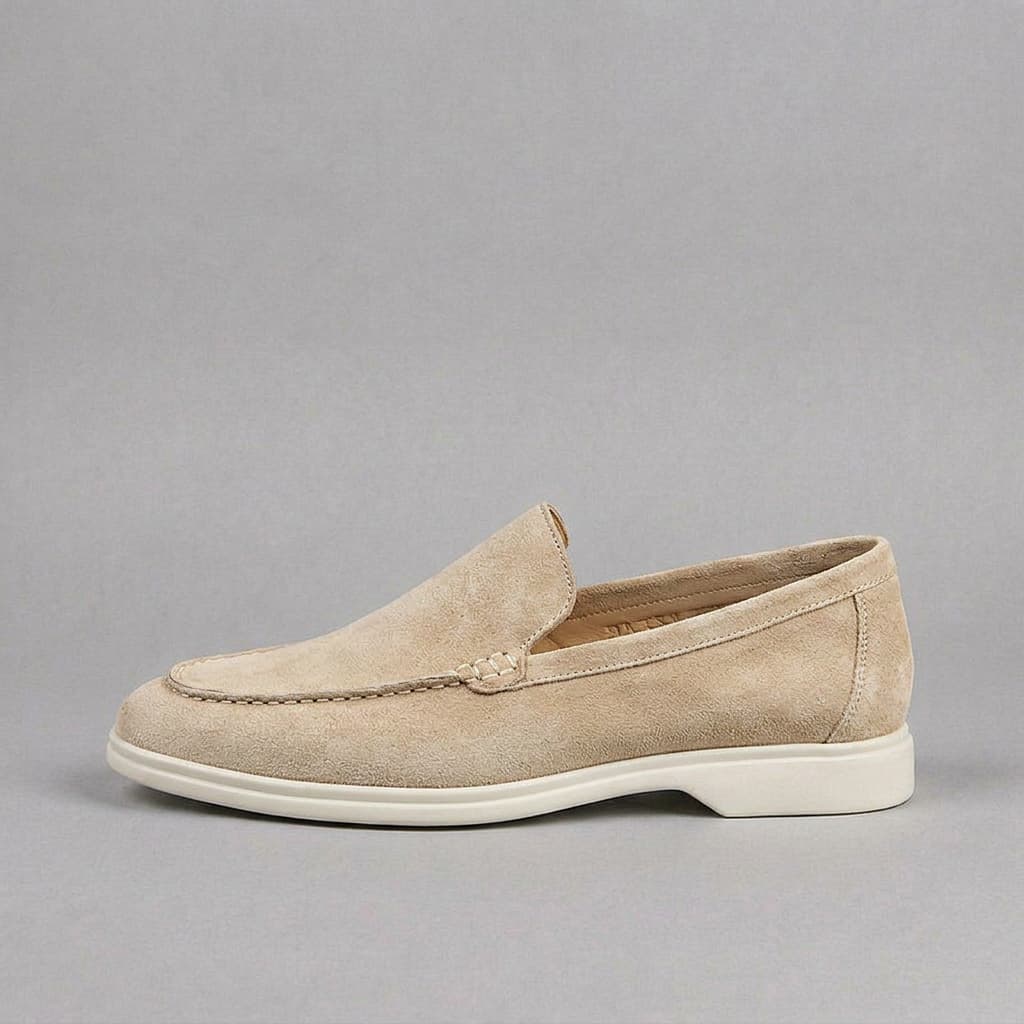 Mocassins homme en daim