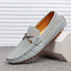 Mocassins homme perforés