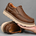 Mocassins homme semelle crantée