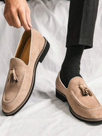 Mocassins homme à surpiqûres
