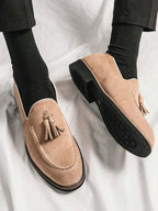 Mocassins homme à surpiqûres
