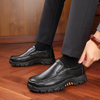 Mocassins homme surpiqûres contrastées