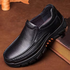 Mocassins homme surpiqûres contrastées