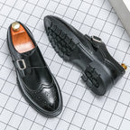 Chaussures homme à bride perforées