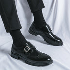 Chaussures homme à bride perforées