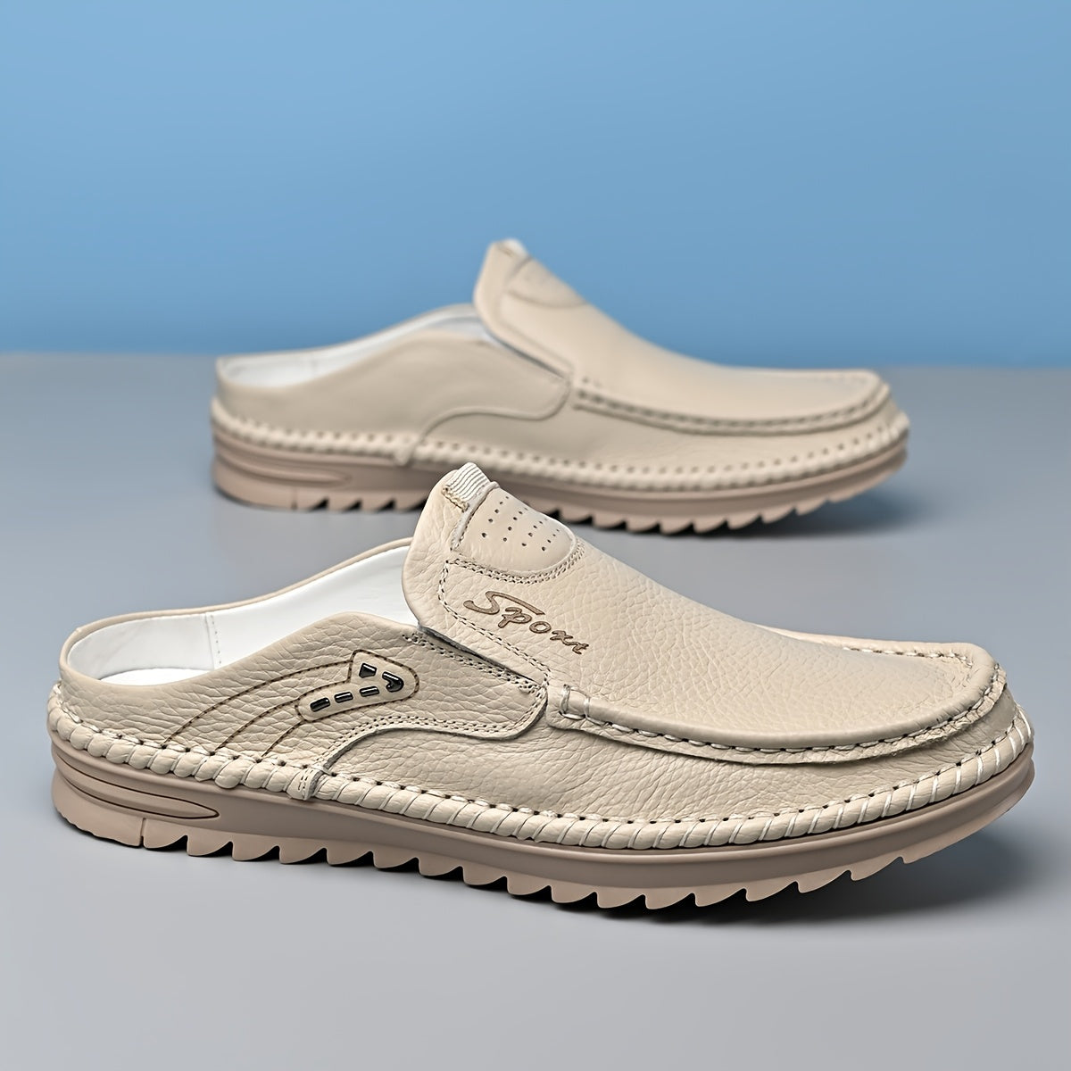 Mules homme à bout fermé