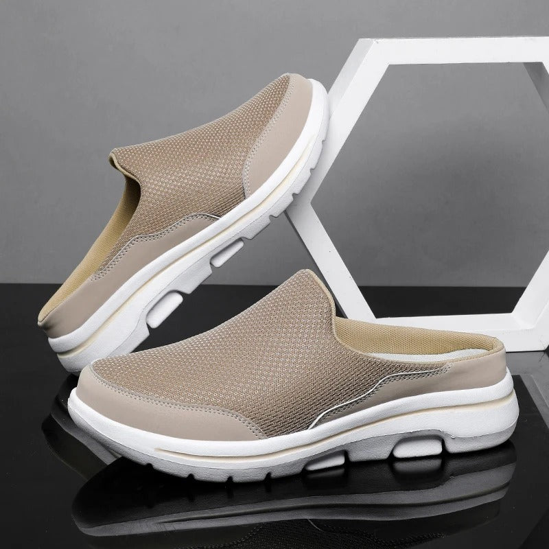 Mules homme en maille