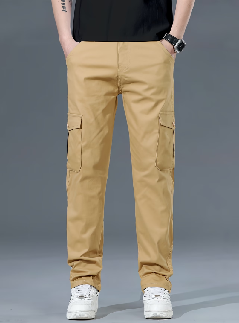 Pantalon cargo droit pour homme