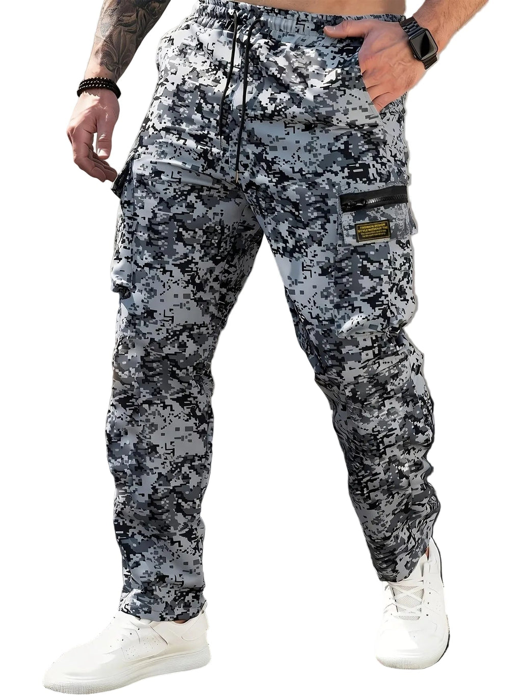 Pantalon Cargo Pixelisé pour Hommes