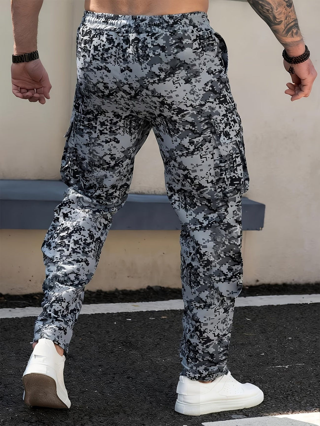Pantalon Cargo Pixelisé pour Hommes