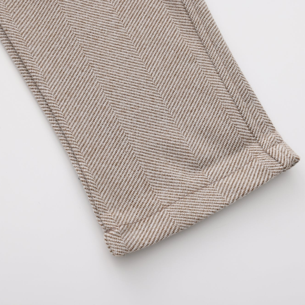 Pantalon homme à pinces chevrons