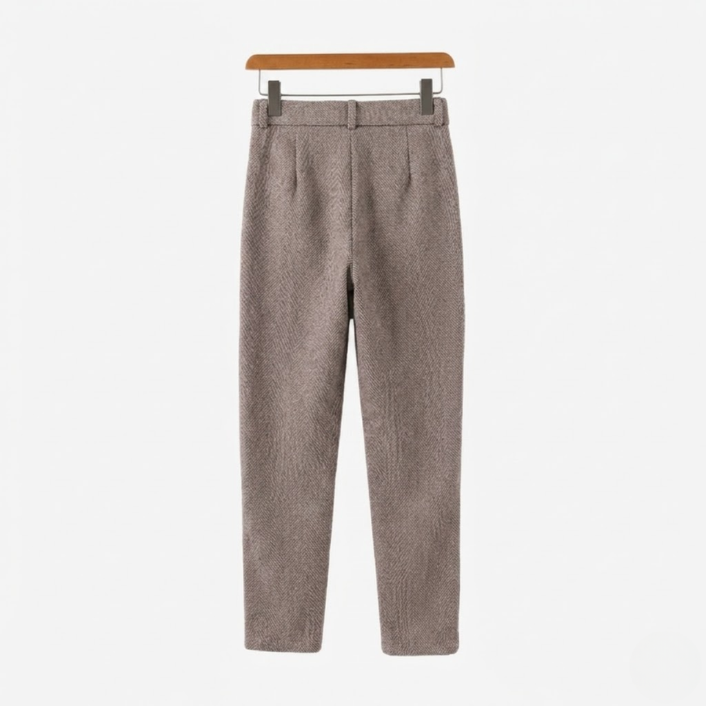 Pantalon homme à pinces chevrons