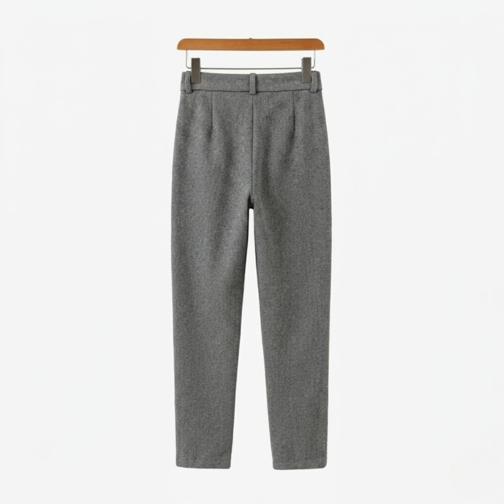 Pantalon homme à pinces chevrons