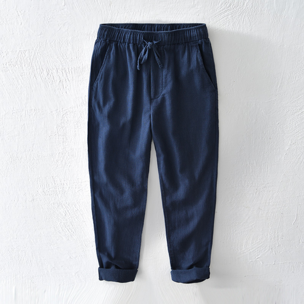 Pantalon homme à taille élastique