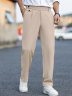 Pantalon homme avec Fermeture croisée visible
