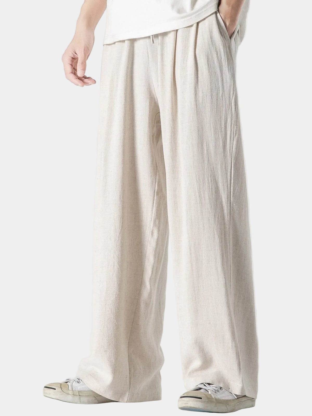Pantalon homme coupe ample