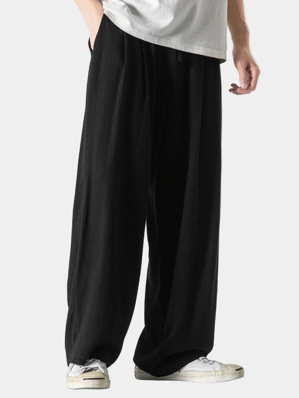 Pantalon homme coupe ample