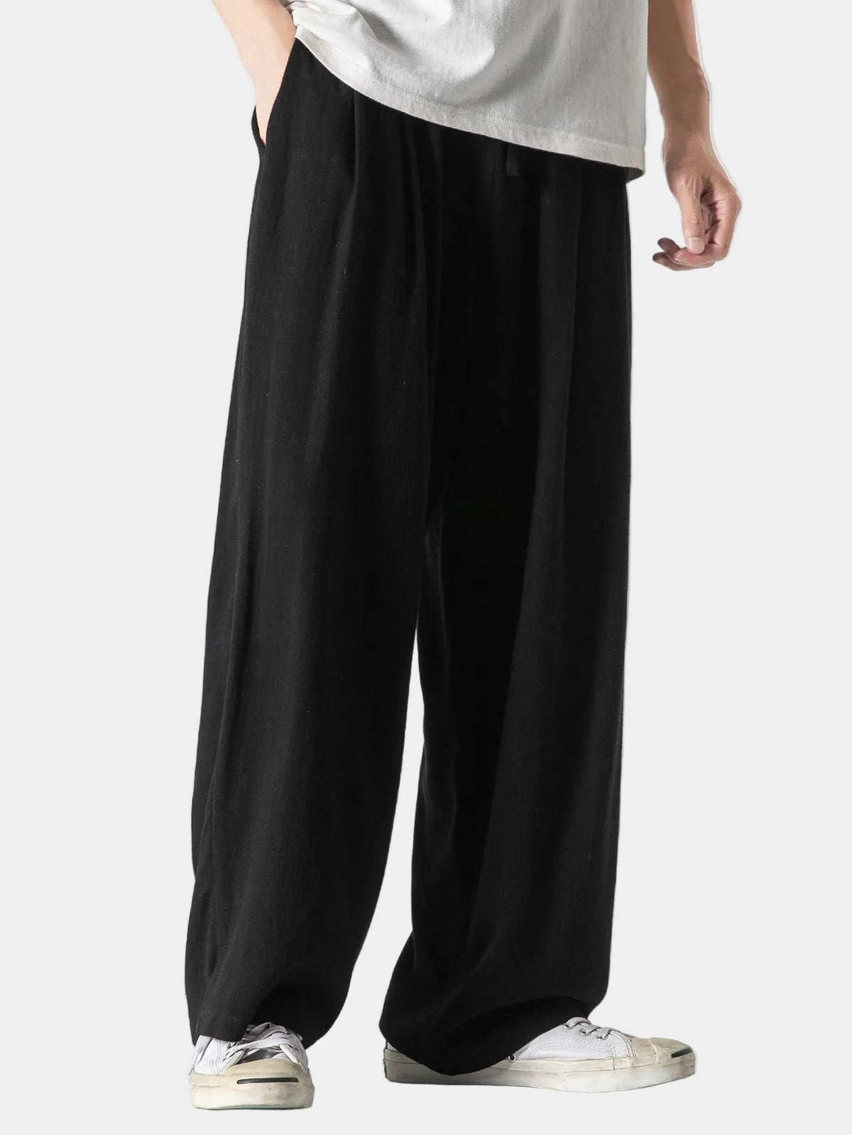 Pantalon homme coupe ample
