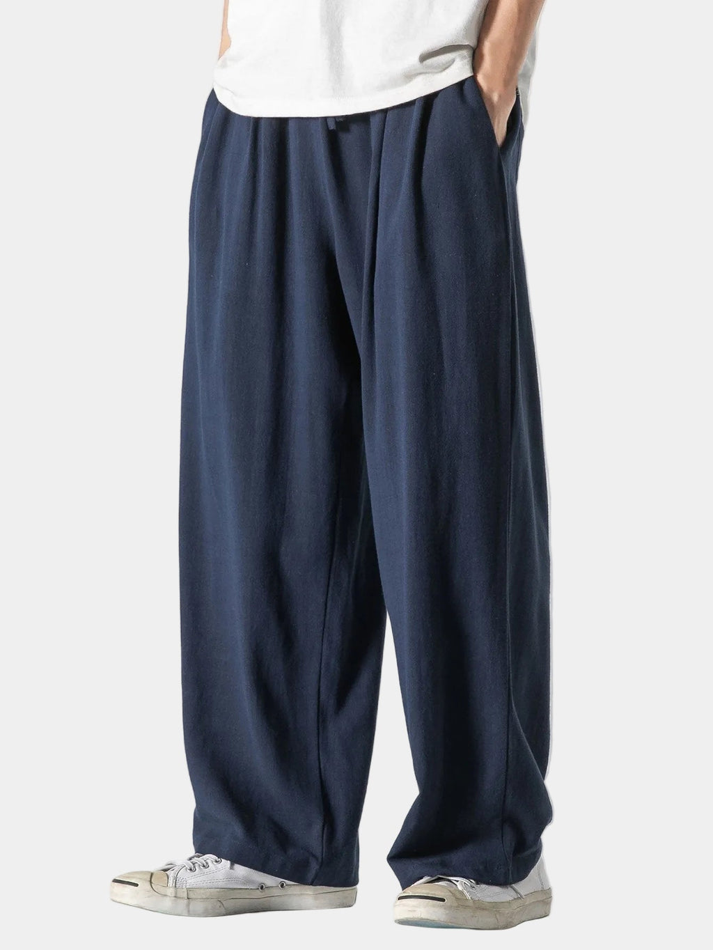 Pantalon homme coupe ample